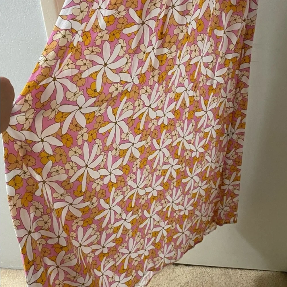 Fighting Eel Ava Sky Daniela Pink Tiare Maxi Dress floral - Picture 7 of 10